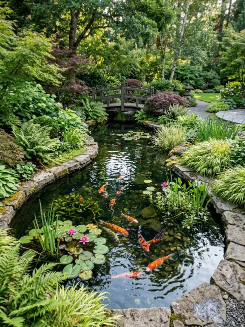 Koi pond