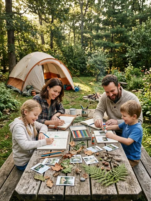 Make a camp journal together