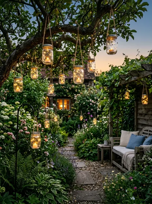 Mason jar lanterns