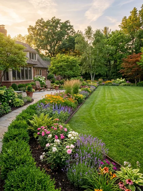 Match the bed shape to your yard