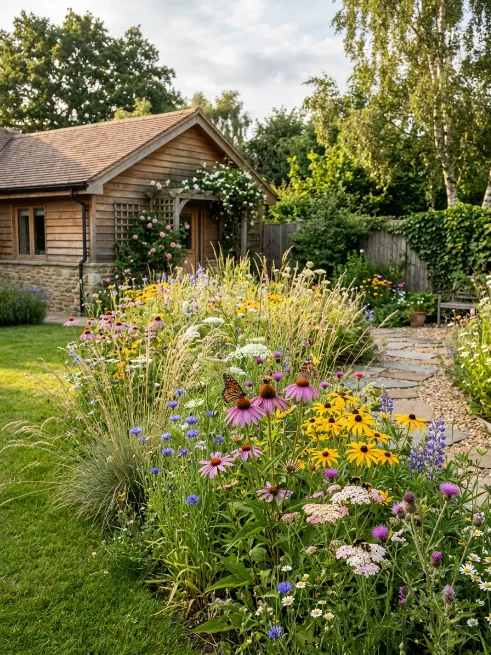 Native wildflower patch