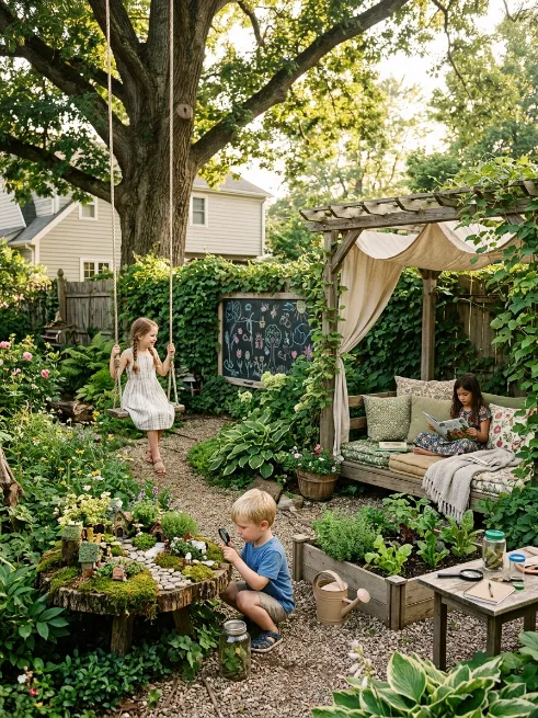 Nature and imagination based play