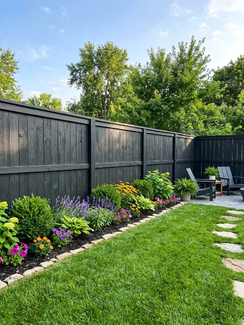 Paint or stain the fence
