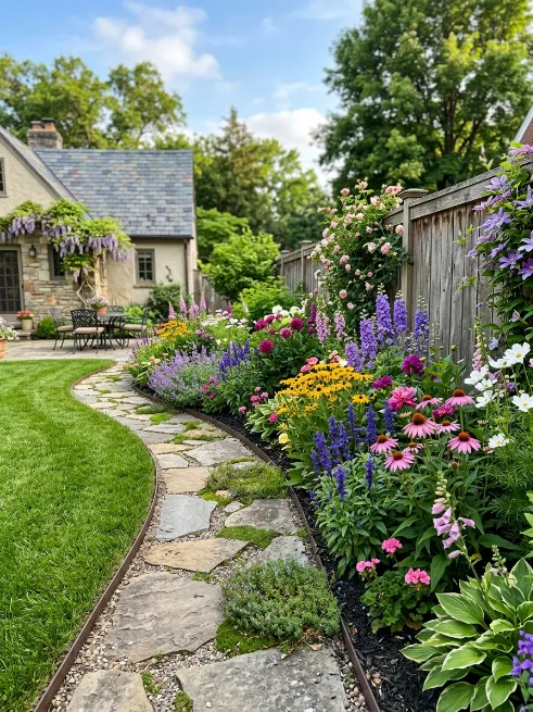Plant a flower border