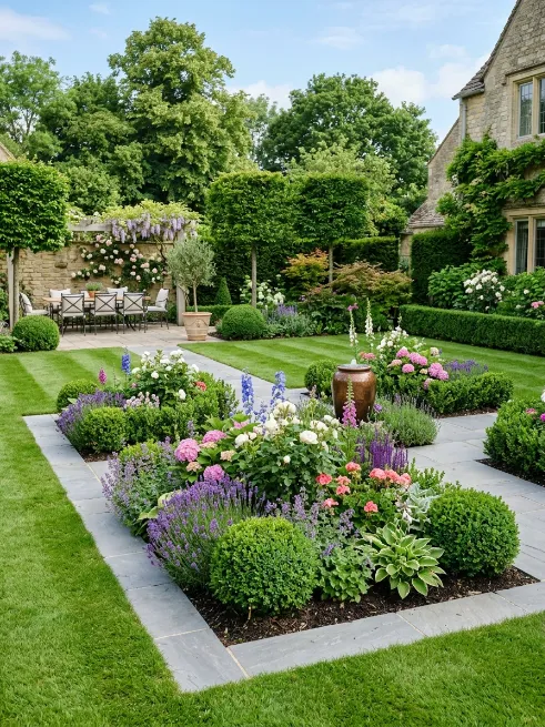 Plant a manicured garden