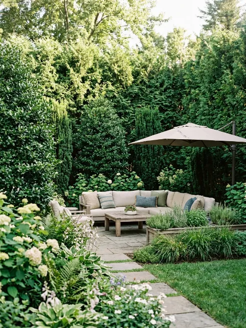 Plant a privacy hedge