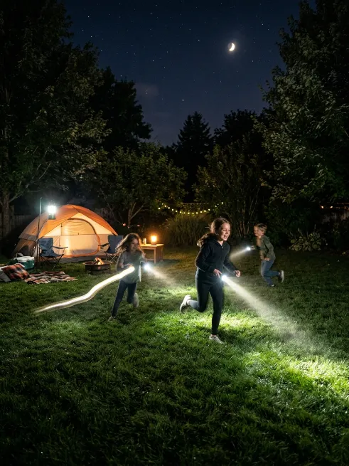 Play flashlight tag