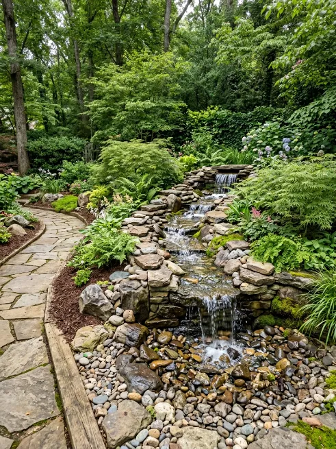 Pondless waterfall