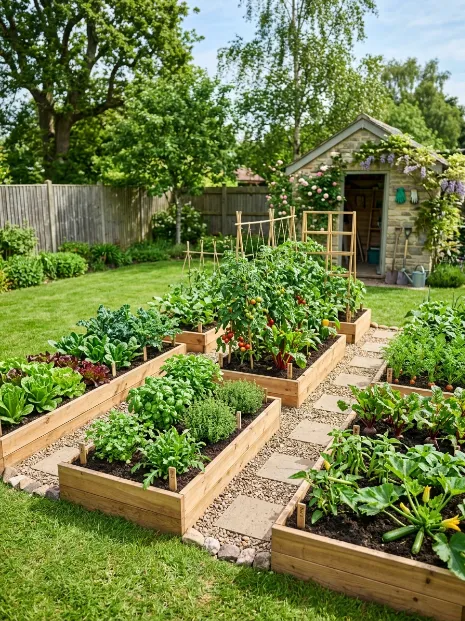 Raised garden beds