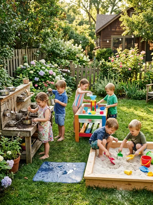 Sand, water, and sensory play ideas