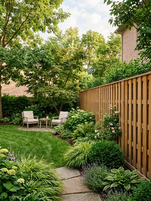 Shadowbox fence