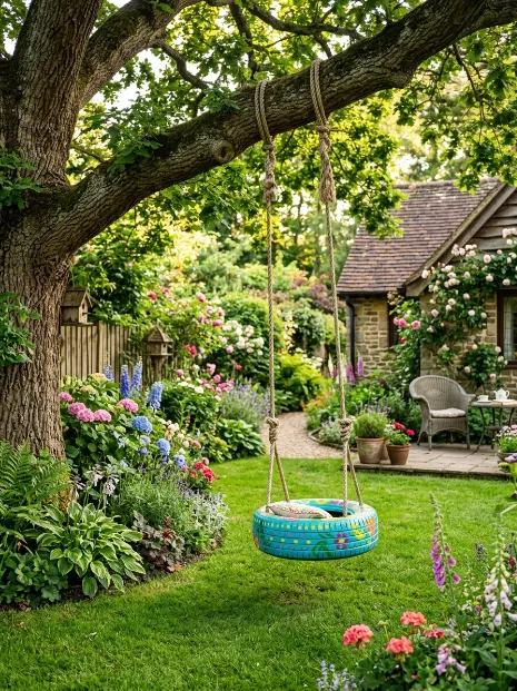 Tire swing seat