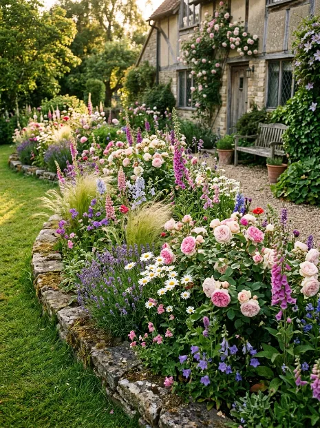 Try a cottage garden style