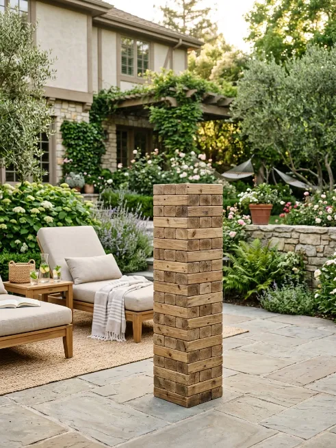 Try a giant jenga tower