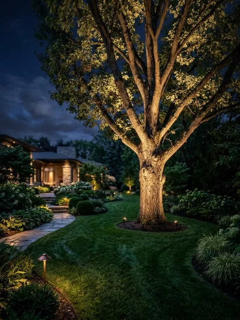 Uplighting for trees