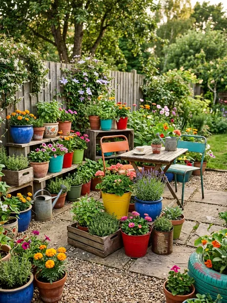 Use container gardens for flexibility