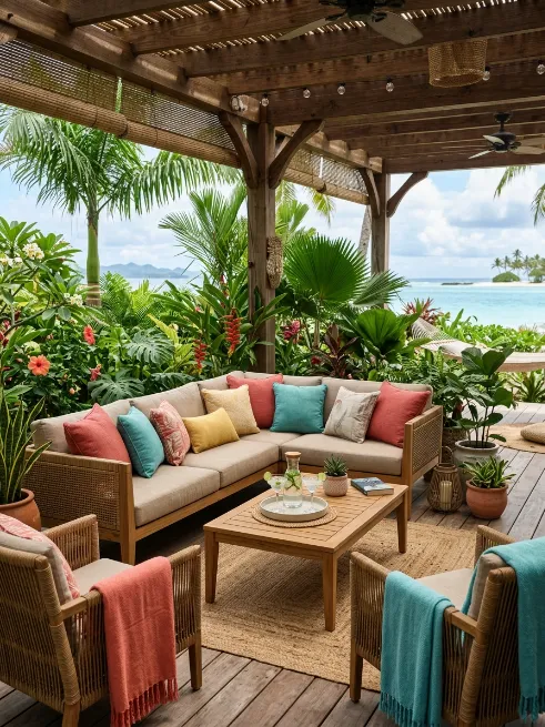 Use natural wood furniture