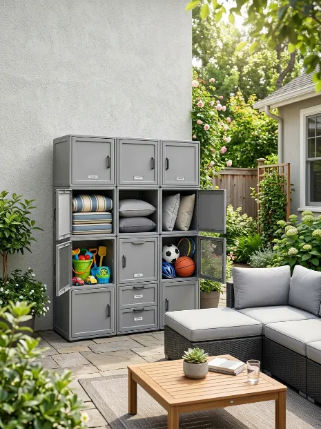 Use stackable storage cubes