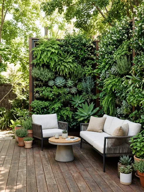 Vertical garden screens