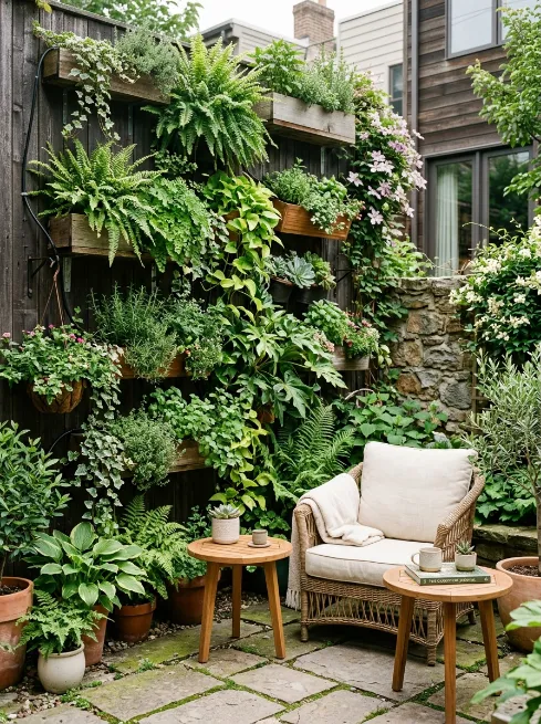 Vertical garden wall