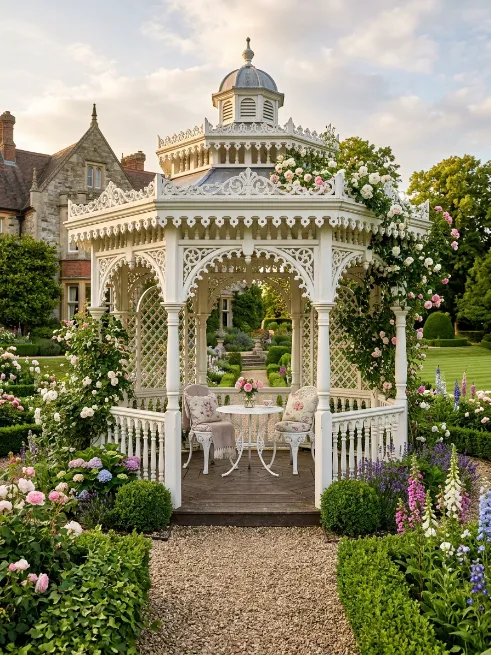 Victorian style gazebo