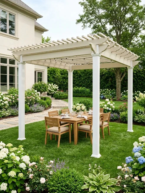 Vinyl coated pavilion kit
