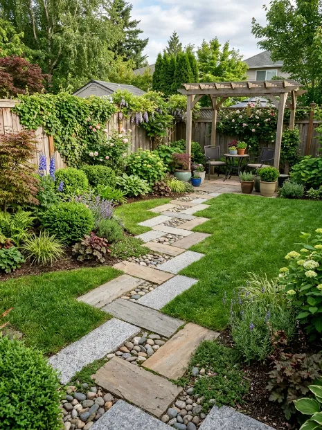 Zigzag stepping path