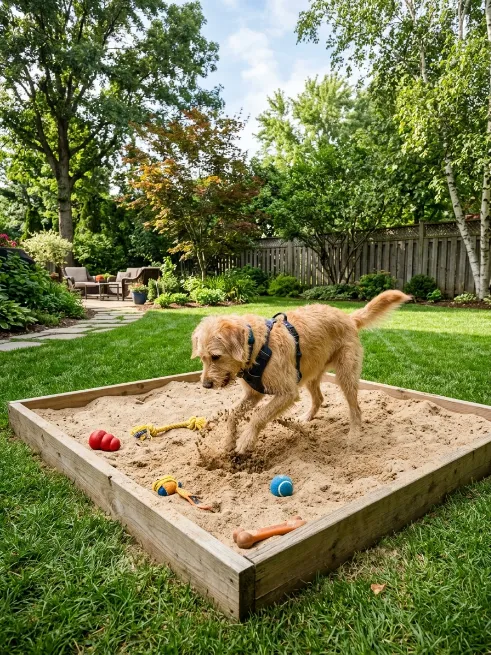 A dedicated digging pit