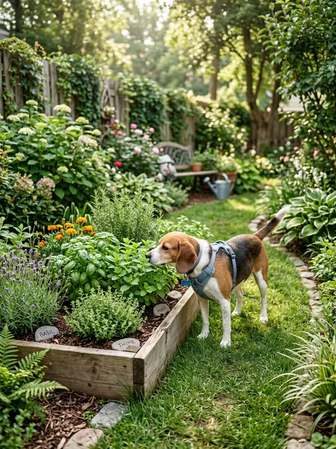A sniff garden