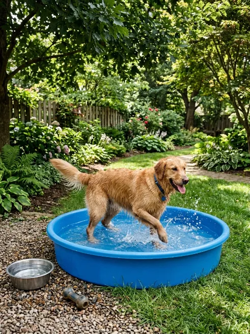 A splash pool zone