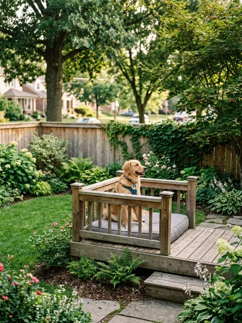 A window watching bench