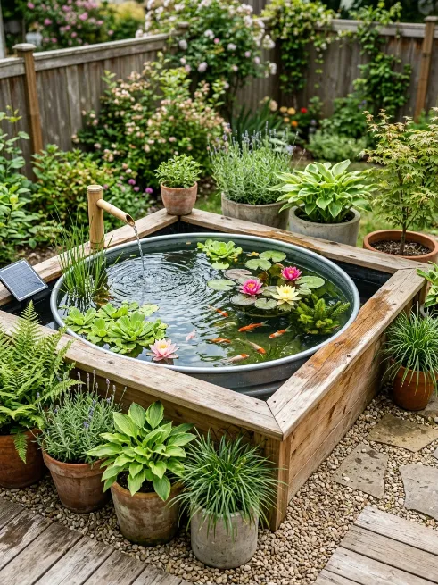 Above ground pond for rental properties or rocky soil