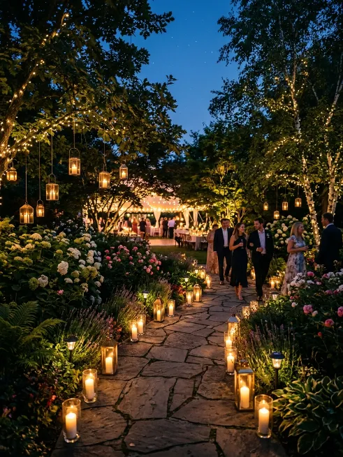 Add ground level lighting along pathways