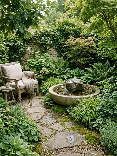 Add a small water feature