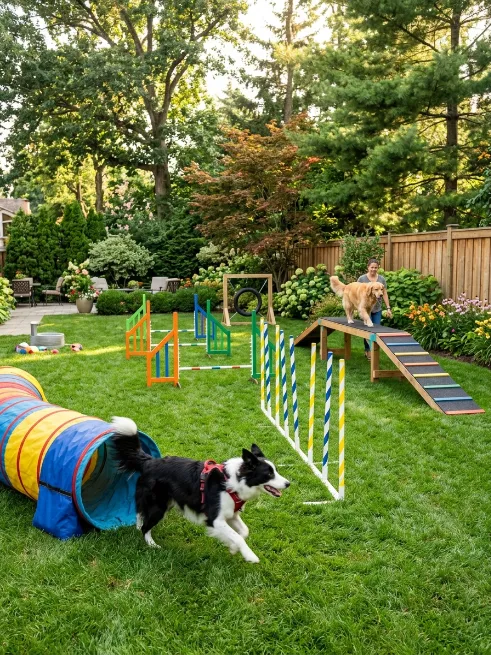 An agility course