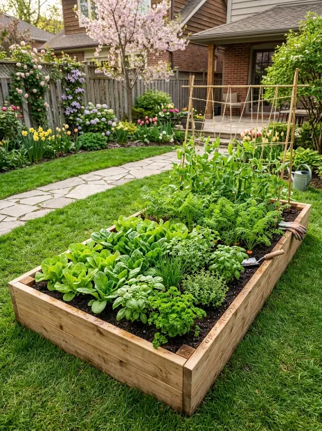 Build a raised garden bed