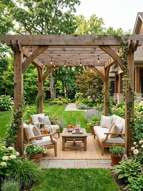 Build a simple pergola
