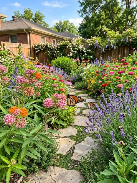 Create a butterfly garden