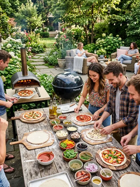 Diy pizza station