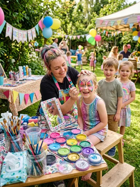 Face painting corner