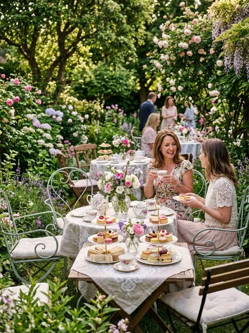 Garden tea party