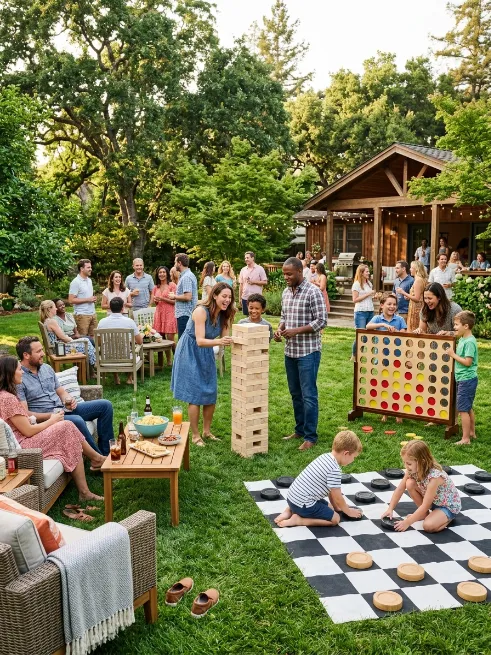 Giant yard games