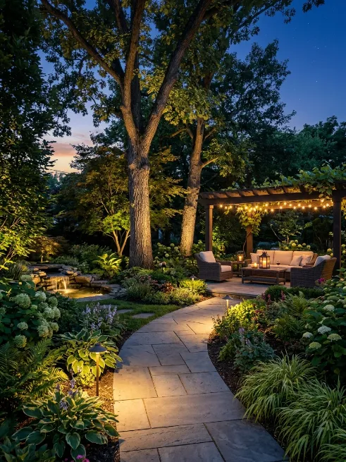 Install low voltage landscape lighting
