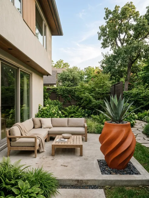 Keep a neutral base with one statement piece