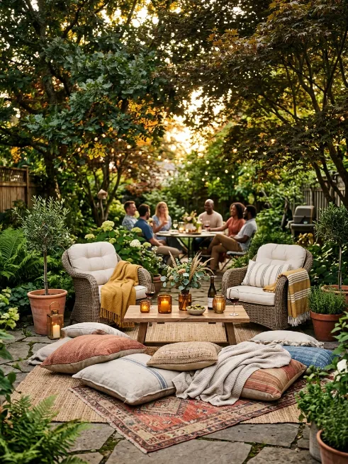 Lounge seating area