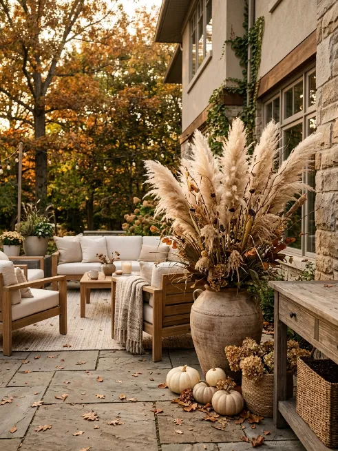 Pampas grass arrangements