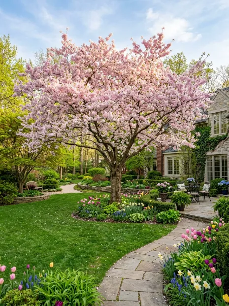 Plant a flowering tree