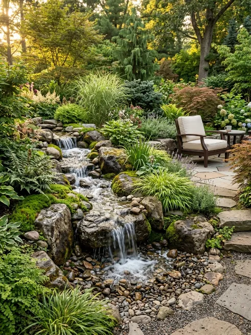 Pondless waterfall