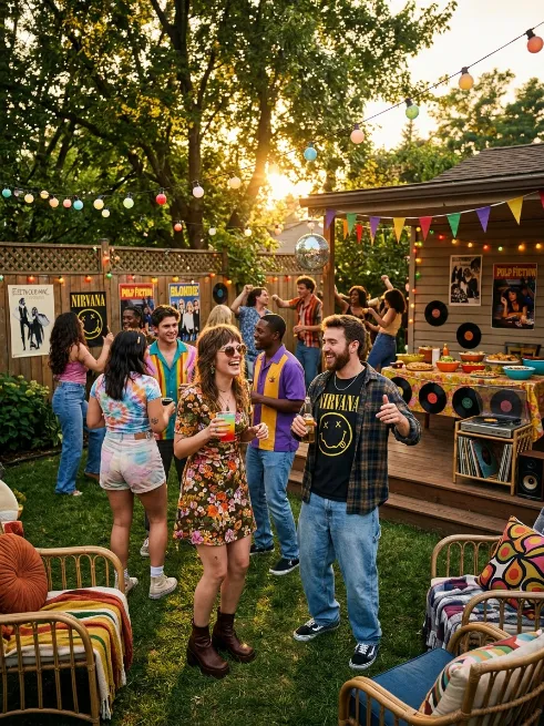 Retro decades party